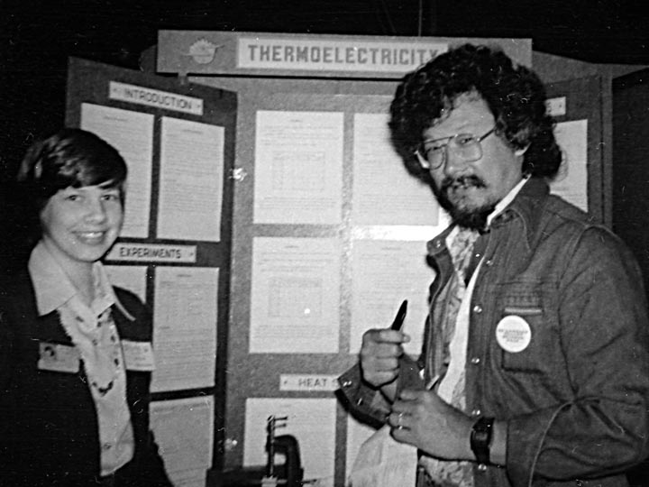 Interviewed at the national science fair